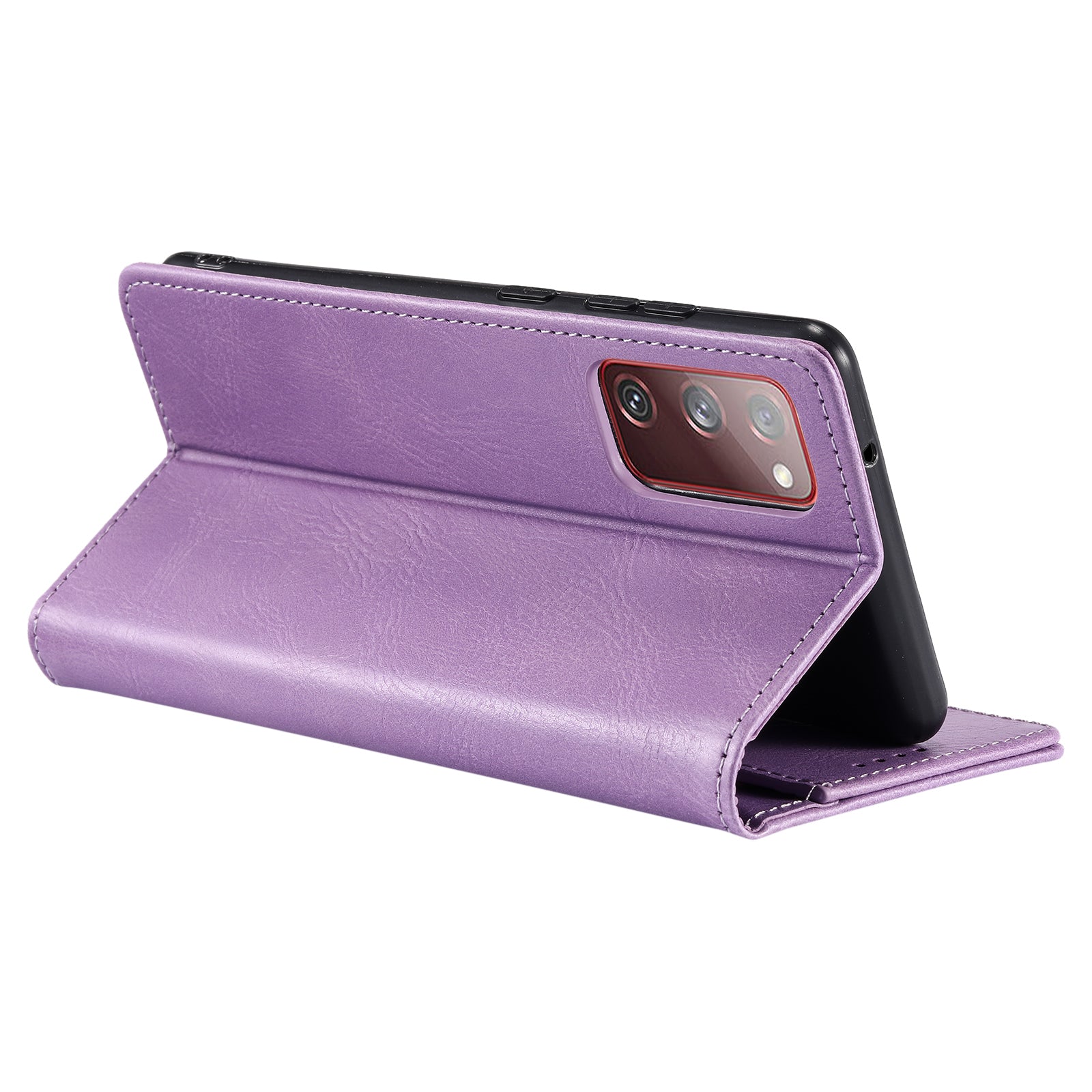 TTUDRCH Style 007 Leather Case for Samsung Galaxy S20 FE / S20 FE 5G / S20 FE 2022 / S20 Lite RFID Blocking Stand Wallet Cover - Purple TTUDRCH Style 007 Leather Case for Samsung Galaxy S20 FE / S20 FE 5G / S20 FE 2022 / S20 Lite RFID Blocking Stand Wallet Cover - Purple